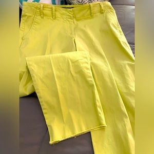Talbots Lime green ankle pant (Excellent condition)